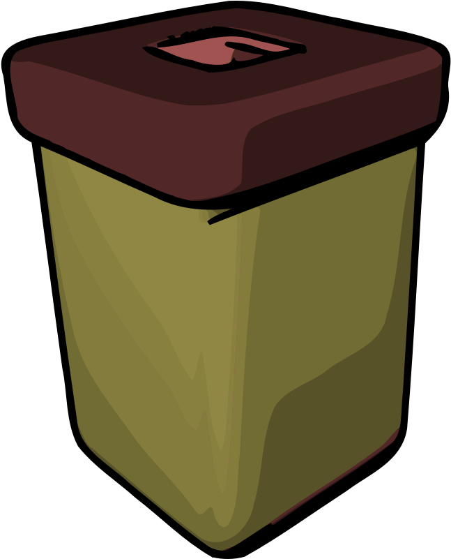 Trash Can Png Clip Arts (483x600), Png Download