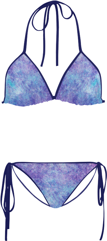Personalized Custom Design Watercolor Texture Custom - Chicken Bikini (1000x1000), Png Download