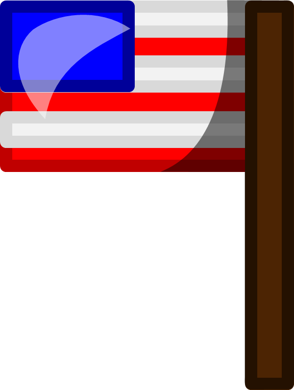 American Flag Body By - Flag (600x796), Png Download