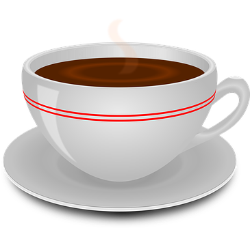 Coffee, Cup, Drink, Caffeine, Mug - Coffee (364x340), Png Download