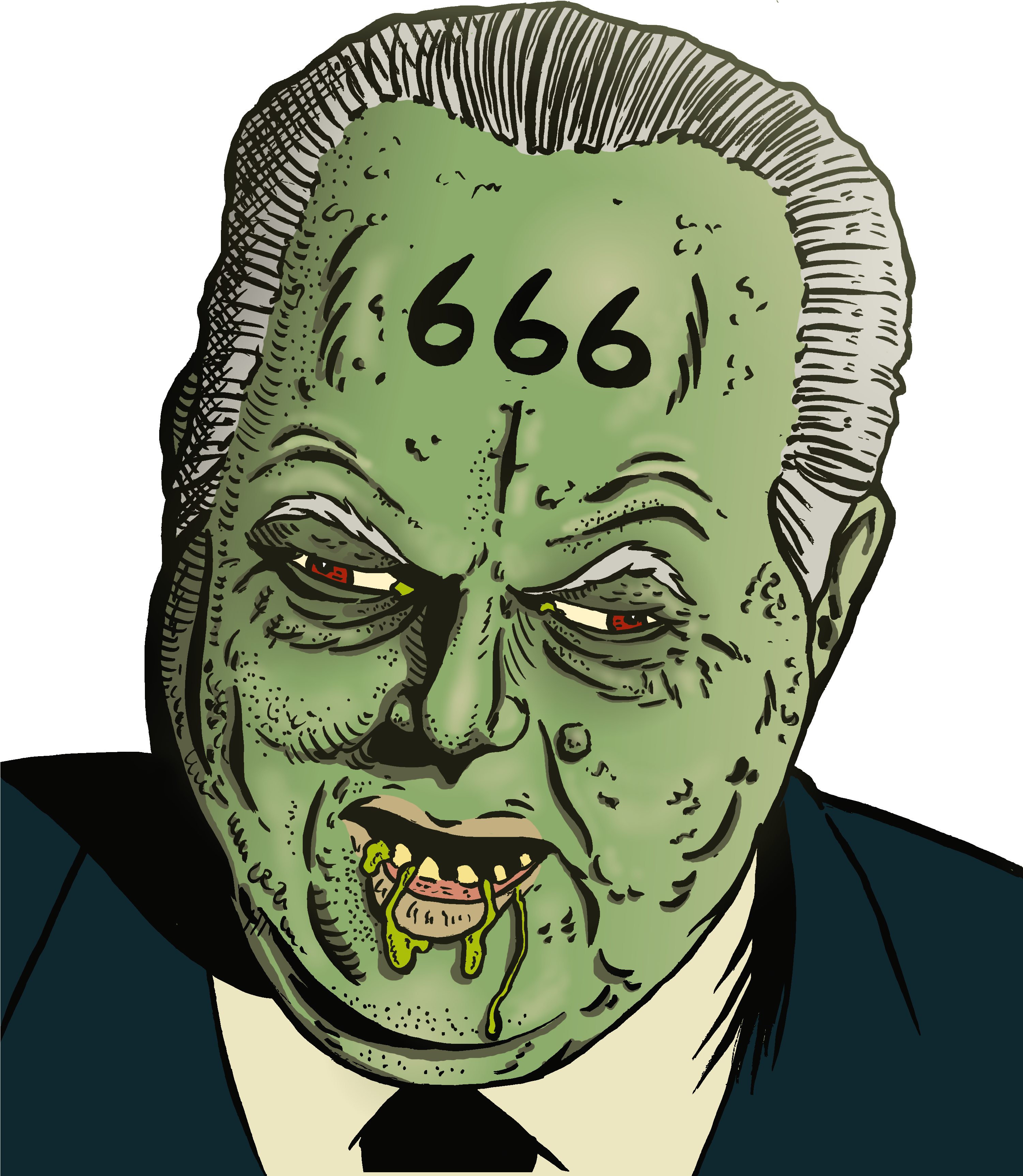 Hank Hill Huffing Glue (3000x3590), Png Download