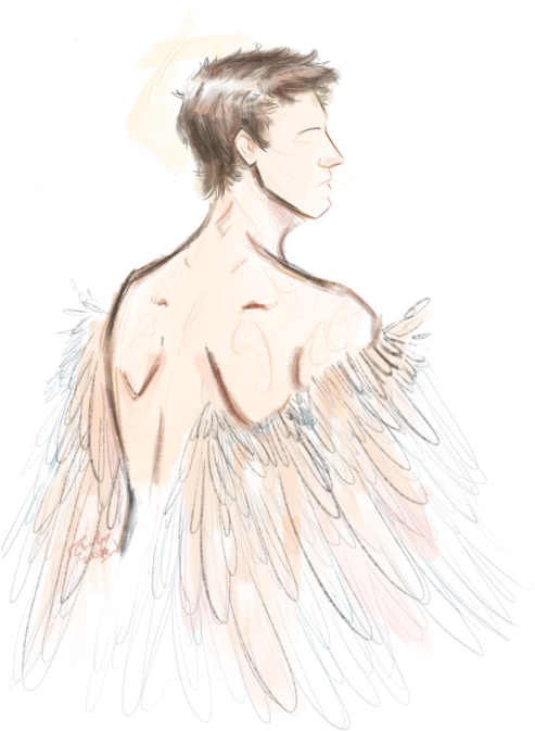 Castiel Transparent - I'll Watch Over You (494x750), Png Download