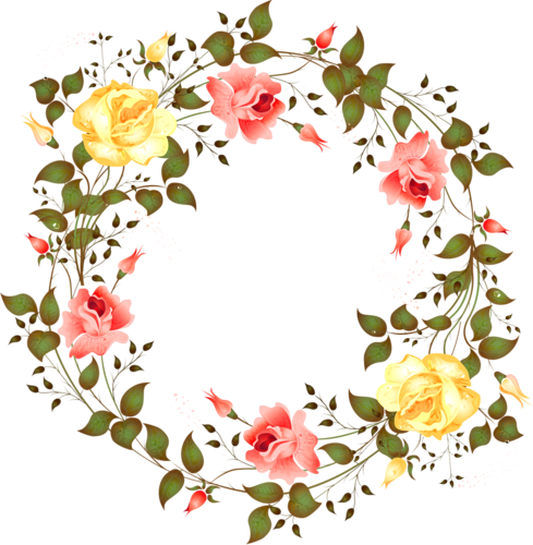 Pour Vos Creas Cadres - Arco De Flores Png (489x500), Png Download