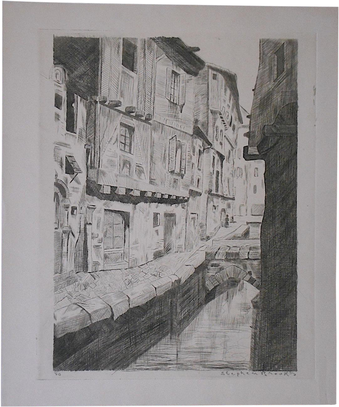Banner Library Original Signed Ltd Ed Antique Engraving - Pencil (1201x1439), Png Download