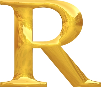 Love Letter Alphabet Letter Case Typography - Golden Letter H Png (395x340), Png Download