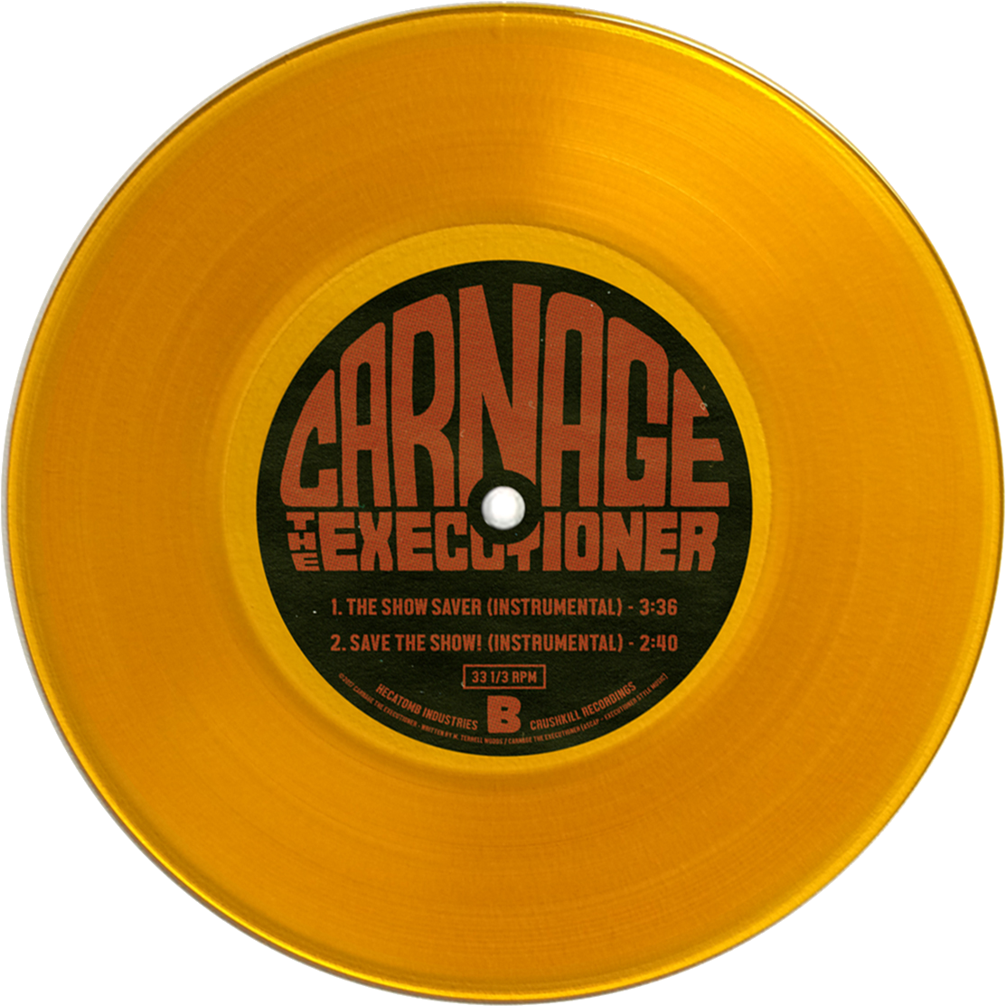 The Show Saver Stack 3 Vinyl - Carnage The Executioner (1163x1163), Png Download