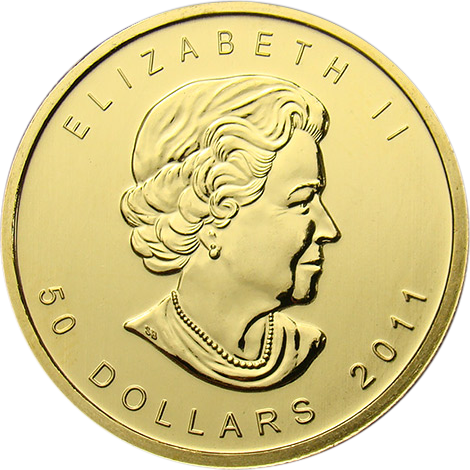Canadian Gold Maple Leafs Fineness = - 2017 Loonie (470x470), Png Download