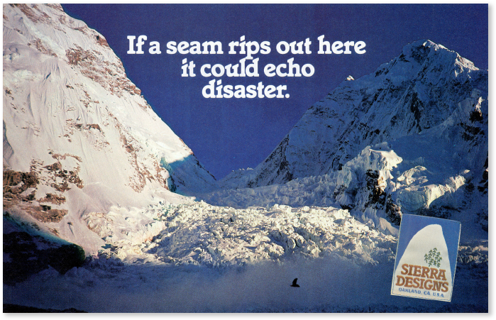 Sierra Designs Snowy Mountain Print Advertisement - Summit (720x720), Png Download