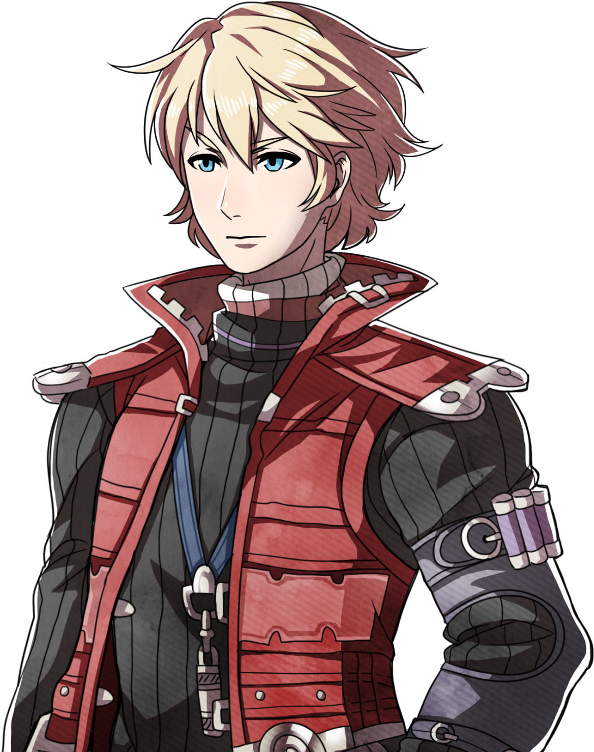Shulk In Xenoblade Chronicles 2 Style (1280x1514), Png Download