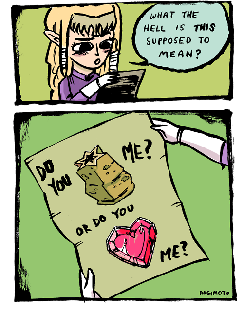 Do You Like Like Me Or Do You Heart Container Me Lol - Legend Of Zelda Like Like (500x659), Png Download