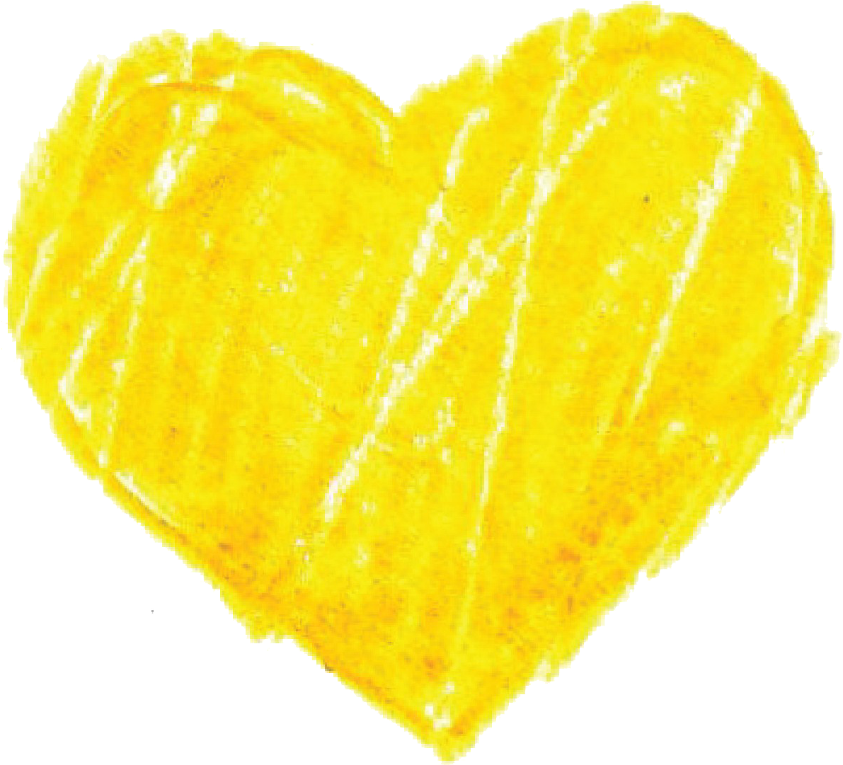 Yellow Heart Png Pic - Yellow (1275x1117), Png Download