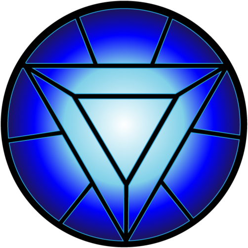 Clipart Info - Captain America Shield Iron Man Arc Reactor (600x600), Png Download