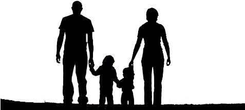 Related Wallpapers - Silhouette Of Family (476x278), Png Download