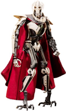 Sideshow Star Wars General Grievous Sixth Scale Figure (400x400), Png Download