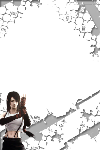 Jet's Vwallpaper Collection Ff7 Tifa - Final Fantasy Vii: Advent Children (320x480), Png Download