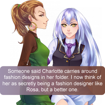 Someone Said Charlotte Carries Around Fashion Designs - My Candy Love University Life Amber (366x366), Png Download