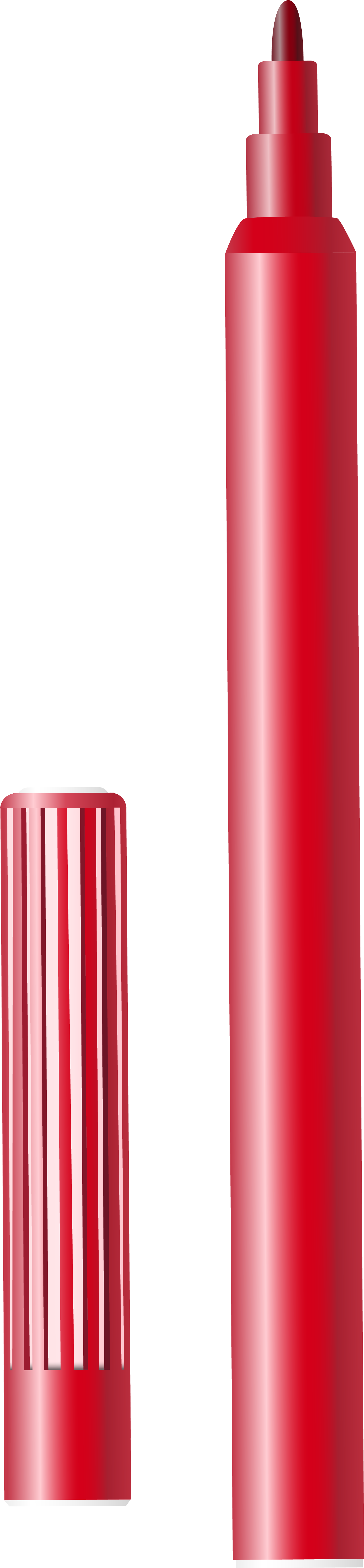 View Full Size - Felt Tip Pen Png (1619x6354), Png Download