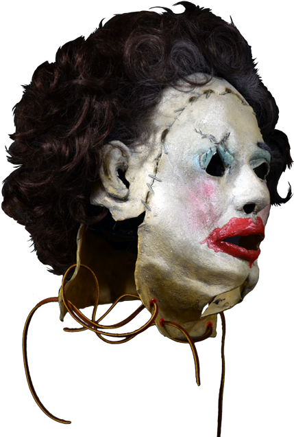 Trick Or Treat Studios Is Proud To Present The Officially - Texas Chainsaw Massacre Pretty Woman Mask (436x639), Png Download