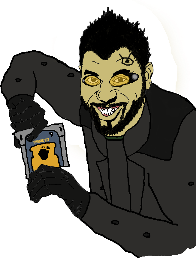 Kit Cartoon Fictional Character - Ainsley Harriott Deus Ex (680x1010), Png Download