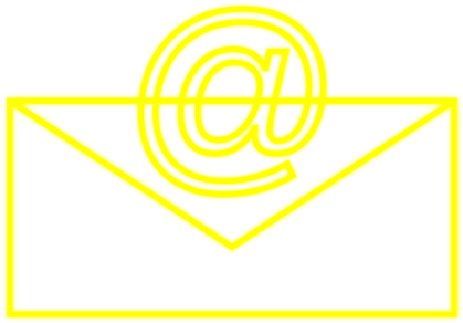 Computer Icons Email Download Web Design Symbol - Yellow Email Icon Png (481x340), Png Download