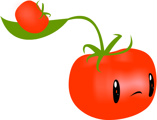 Tomato-pult - Tomato Pult Pvz (523x407), Png Download