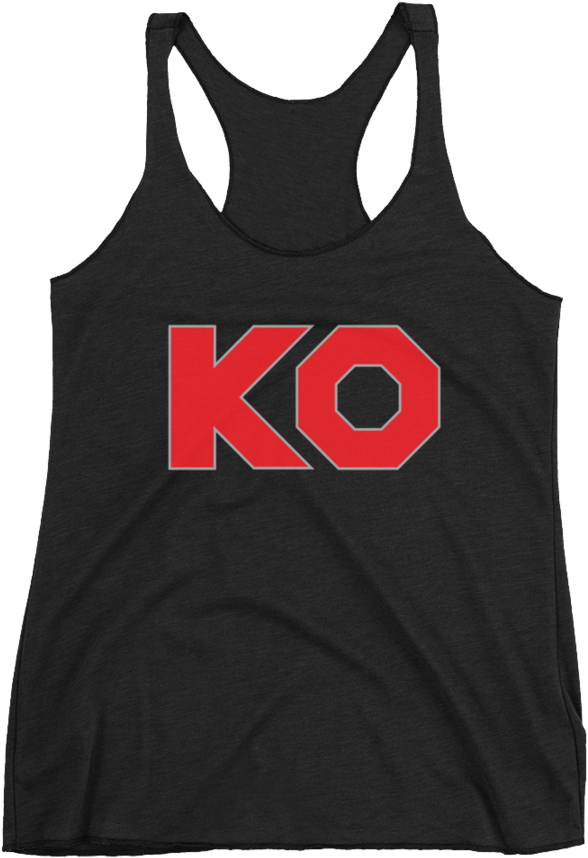Kevin Owens "ko" Women's Racerback Tank - Clark And Addison - Wrigley Field - Chicago Cubs - (900x900), Png Download