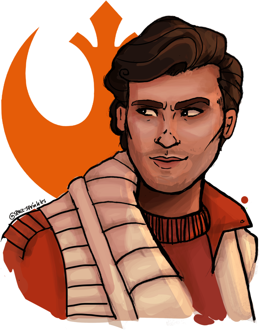 Poe Dameron (960x1261), Png Download