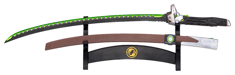 Overwatch Ultimate Genji Sword (840x285), Png Download