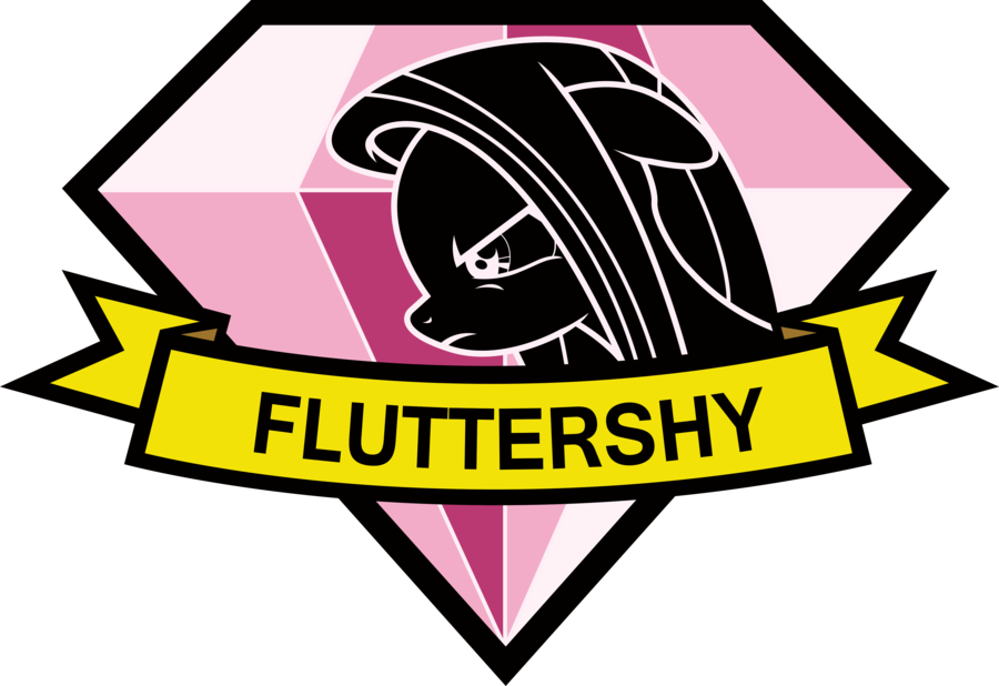 Diamond Dogs Patch Fluttershy By Th3anim8er - Diamond Dogs Metal Gear Png (900x618), Png Download