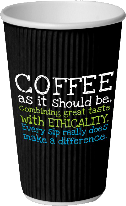 Ripple Coffee Paper Cup Png (502x760), Png Download