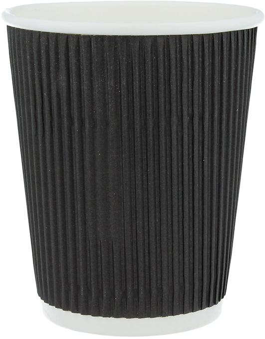 Rib Cup Black 350ml - Vase (1000x1000), Png Download