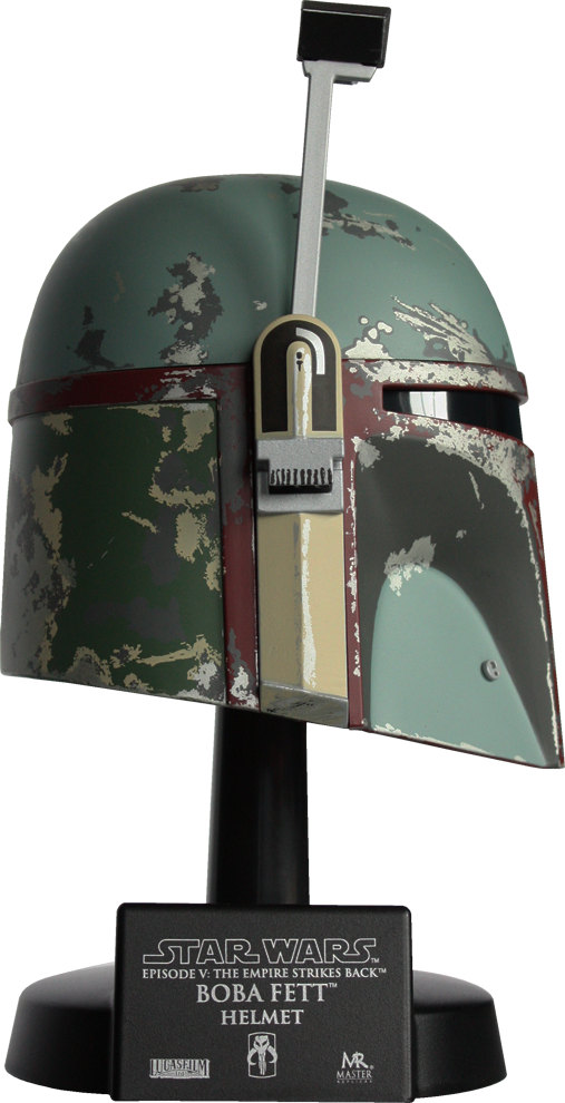 Boba Fett Helmet Replica - Boba Fett Helmet Front (507x990), Png Download