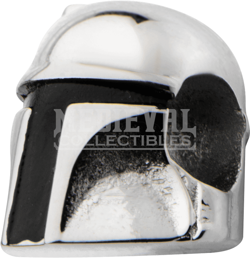 Boba Fett Helmet Slide Charm - Disney Star Wars Stainless Steel Boba Fett Bead Charm (850x850), Png Download