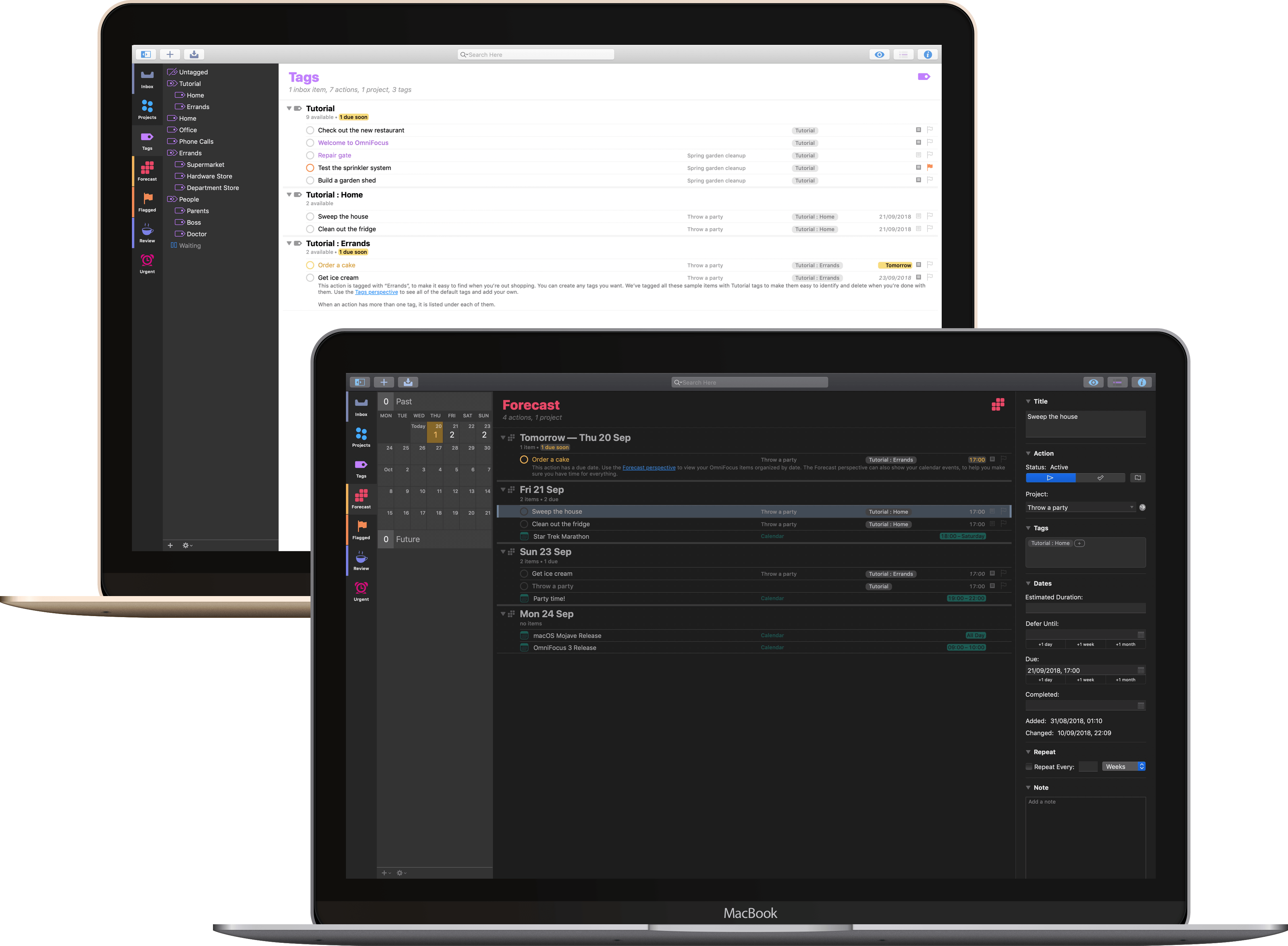 Omnifocus 3 For Mac - Omnifocus (3671x2698), Png Download