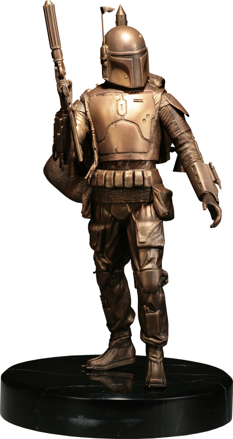 Boba Fett Bronze Statue - Boba Fett (480x904), Png Download