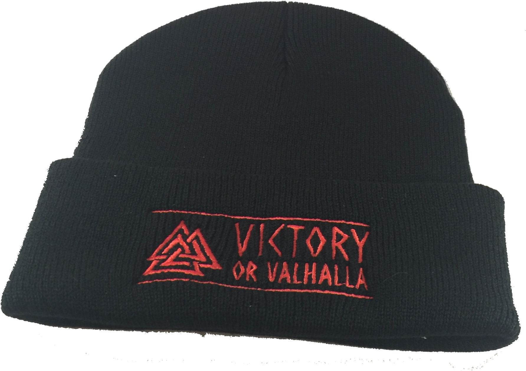 Valknut Victory Or Valhalla Beanie - Beanie (2048x1483), Png Download