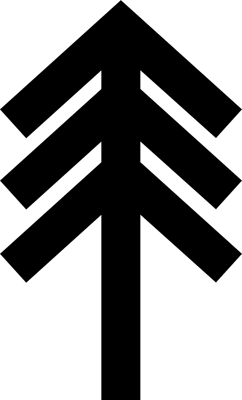 [nuevos Símbolos Pag 2] Símbolos Vikingos - Tiwaz Rune (640x1057), Png Download