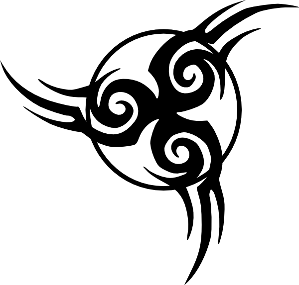 Small - Triqueta En Tribal Tatuaje (600x573), Png Download