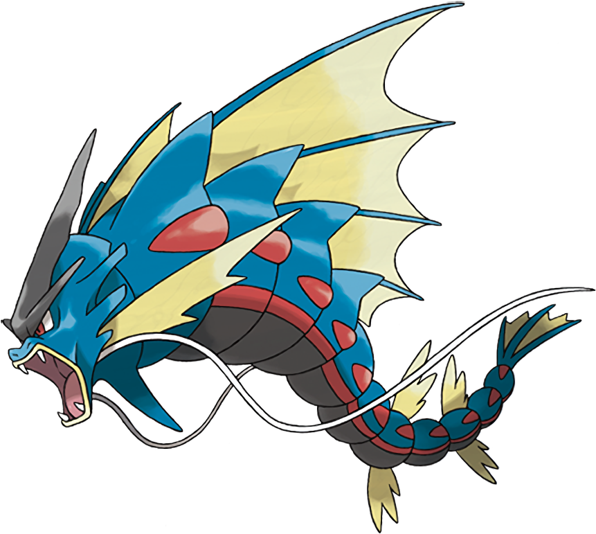 130gyarados-mega - Mega Gyarados (860x860), Png Download
