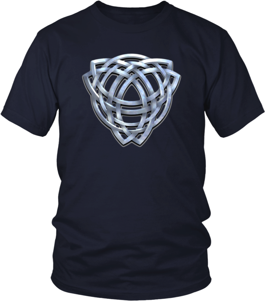 Silver Celtic Triquetra Knot - Cafepress Naumadds Silver Purple Triquetra Square Sticker (1024x1024), Png Download