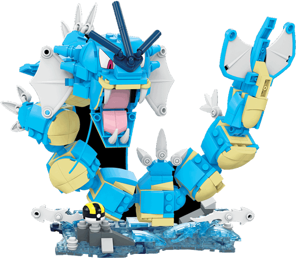 Mega Construx Pokemon Gyarados (600x600), Png Download