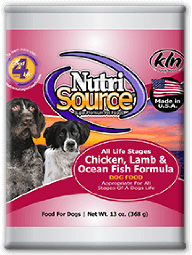 Nutrisource Chicken, Lamb & Ocean Fish Canned Dog Food - Nutrisource Chicken Lamb & Fish Canned Dog Food (800x800), Png Download