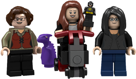 The Folks Behind This Lego Professor Xavier's - Lego (580x375), Png Download