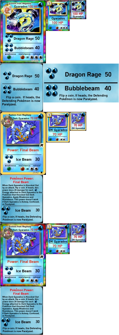 #130 Gyarados - Gyarados Card (407x1138), Png Download