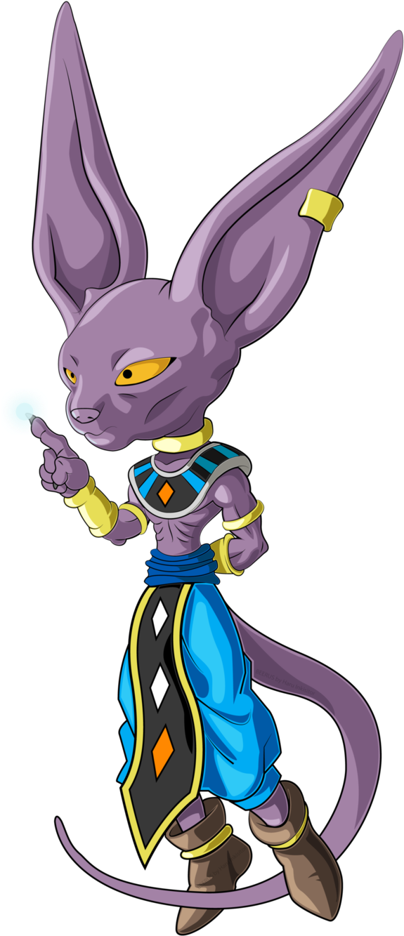 Clipart Download From Dragon Ball Super - Dragon Ball Super Beerus Png (593x1348), Png Download