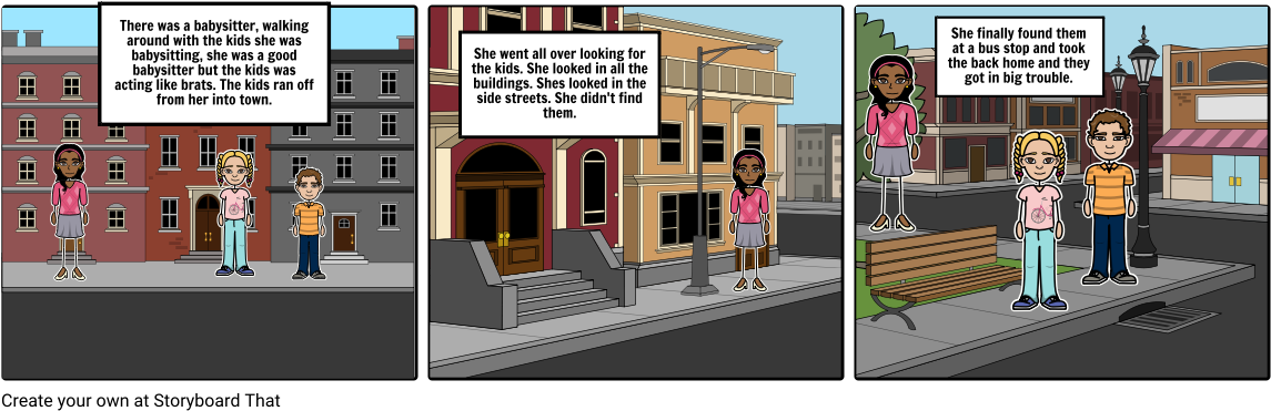 Babysitting Kids - House (1164x385), Png Download