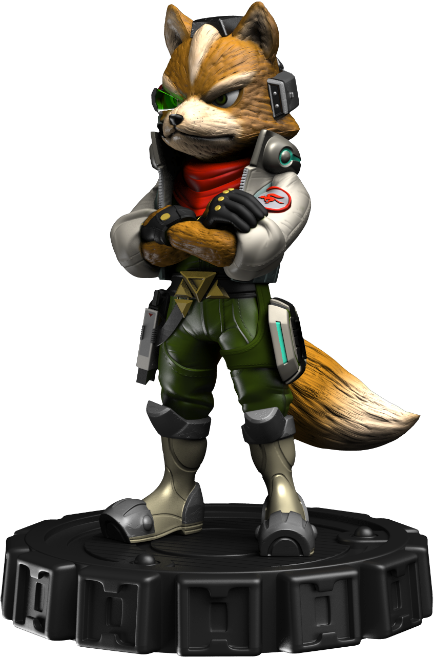 Starlink Fox Mccloud Figure (847x1285), Png Download