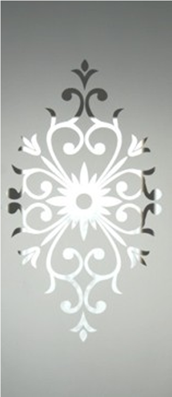 Etched Centre Glass Panel - Centre Glass (1000x1000), Png Download