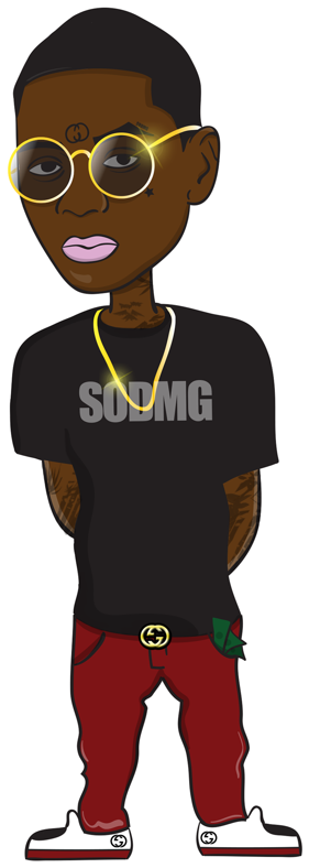 Added By Soulja Boy - Cartoon (1000x1000), Png Download