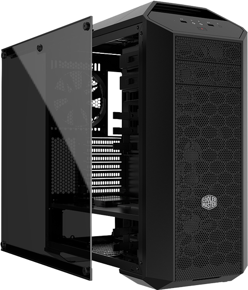 Tempered Glass Side Panel - Cooler Master Mastercase 6 (783x601), Png Download